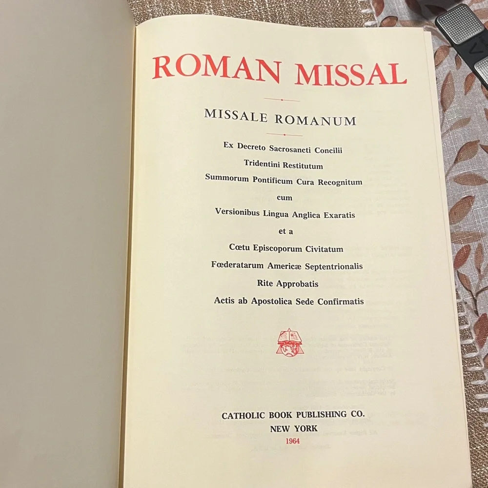 Vintage America roman missal